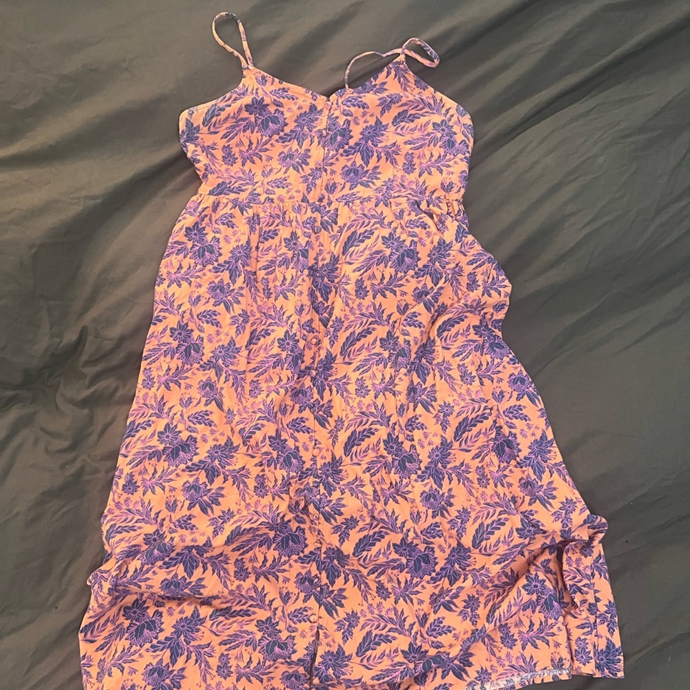 Floral Pink and Purple Sundress